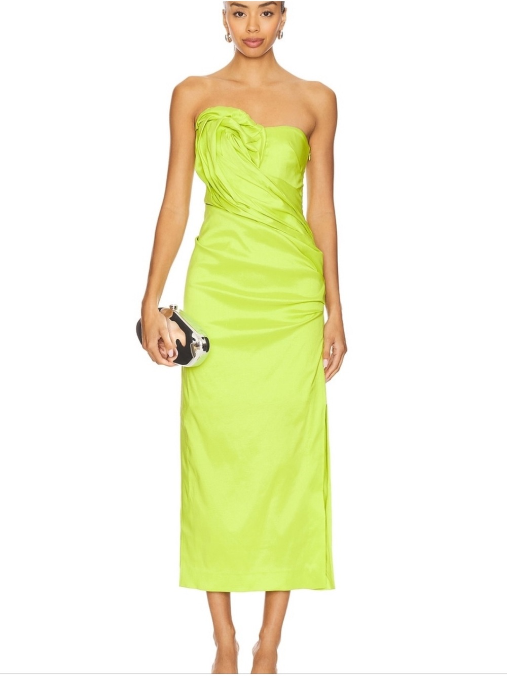 Acler Lade Maxi dress in citron